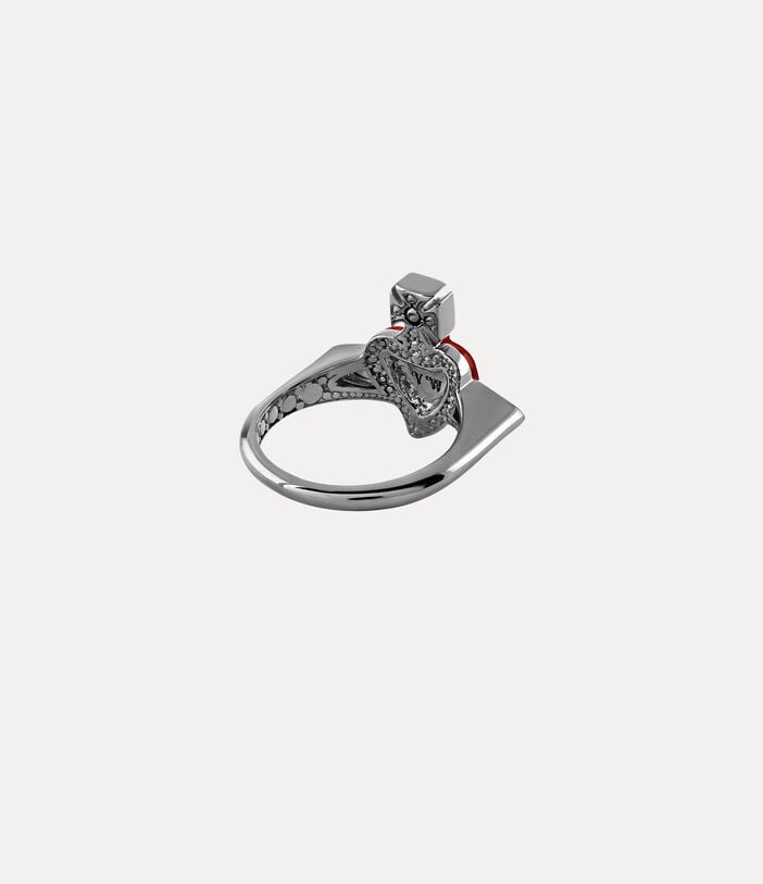 Vivienne Westwood NEW DIAMANTE HEART RING